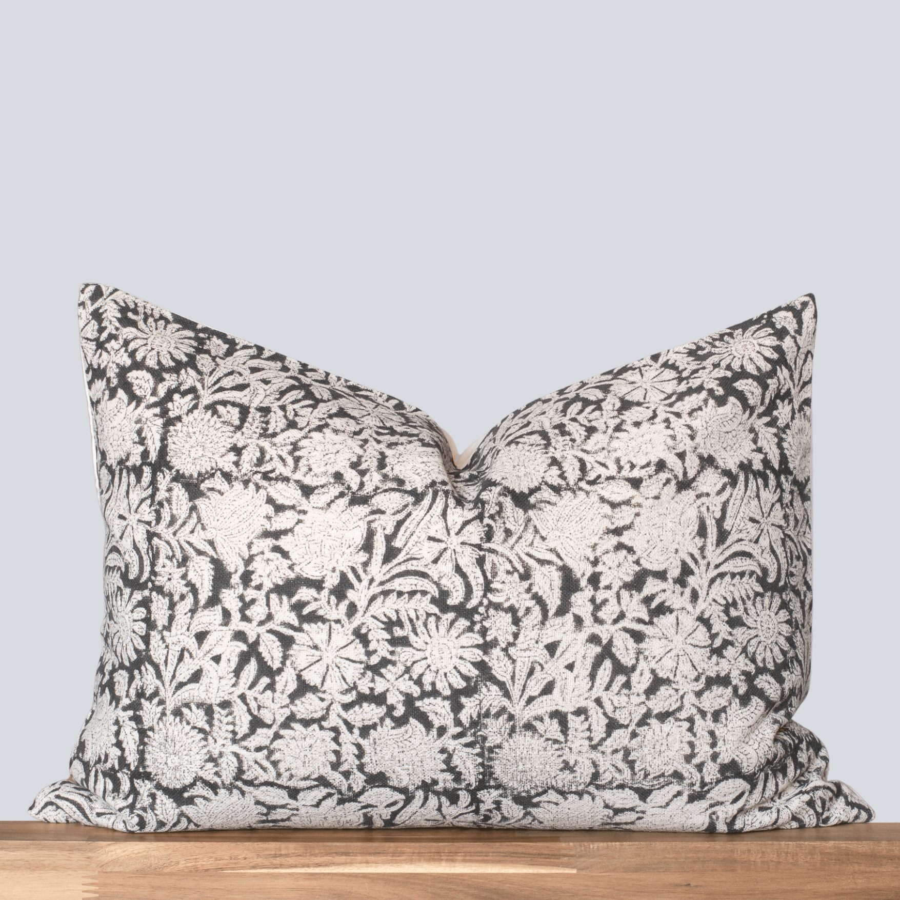 Handmade Floral Print Pillow Cover