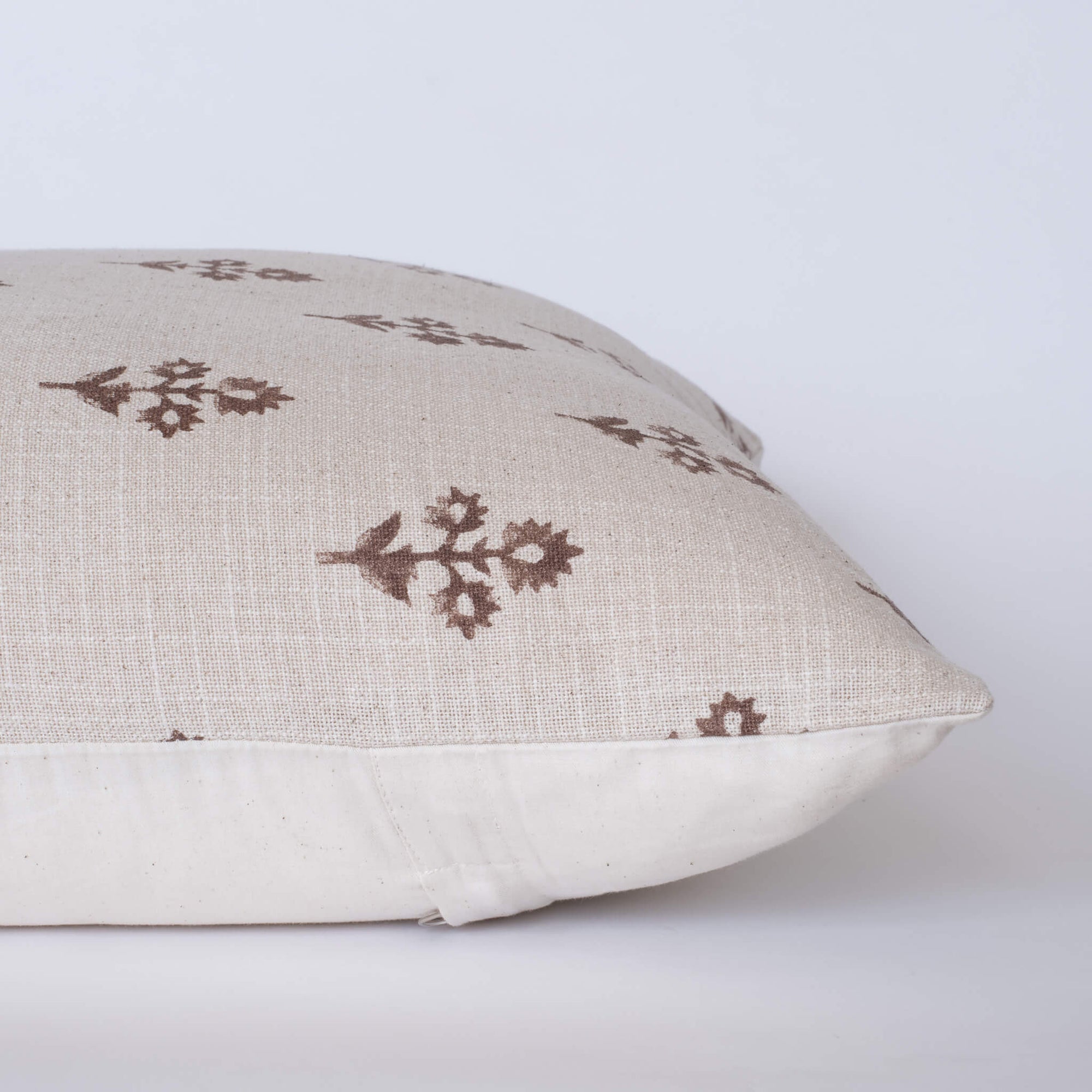 Luana Floral Block Printed Pillow Cover