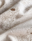 Ella Floral Block Printed Pillow Cover | Lumbar