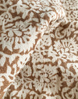 Seville Floral Block Printed Pillow Cover | Terracotta