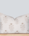 Ella Floral Block Printed Pillow Cover | Lumbar