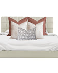 Stella Bed Pillow Combination | Set of Five Pillow Covers