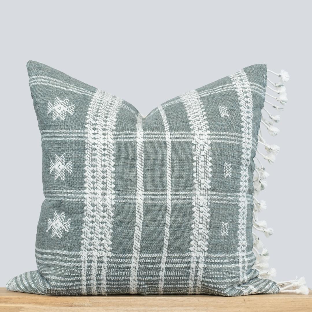 Bhujodi Pillow Cover | Blue