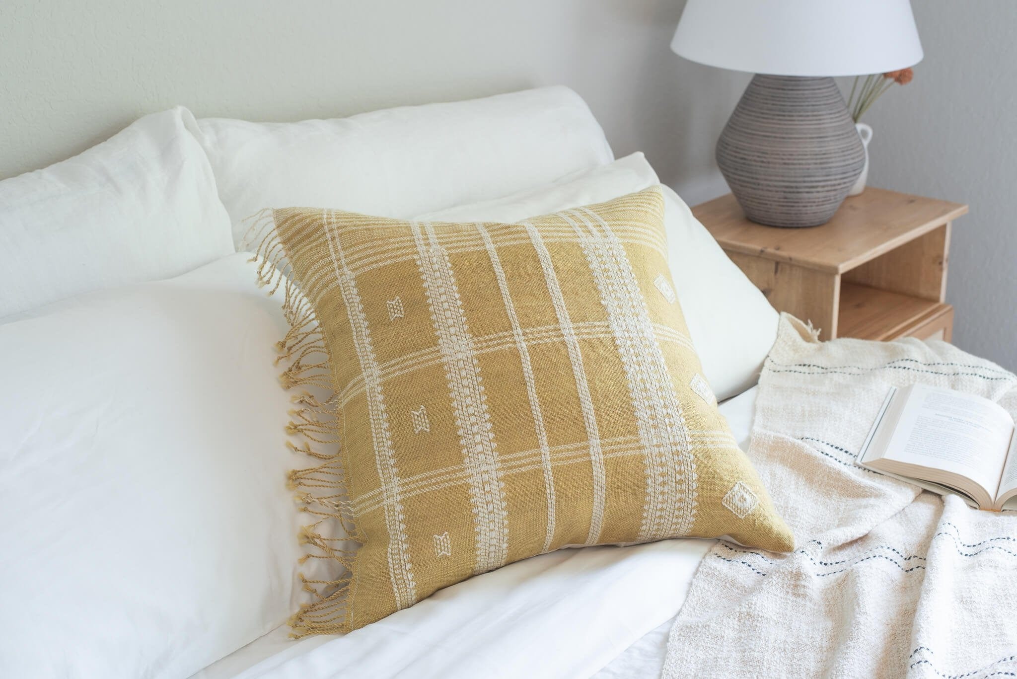 Bhujodi Pillow Cover | Yellow - Apartment No.3