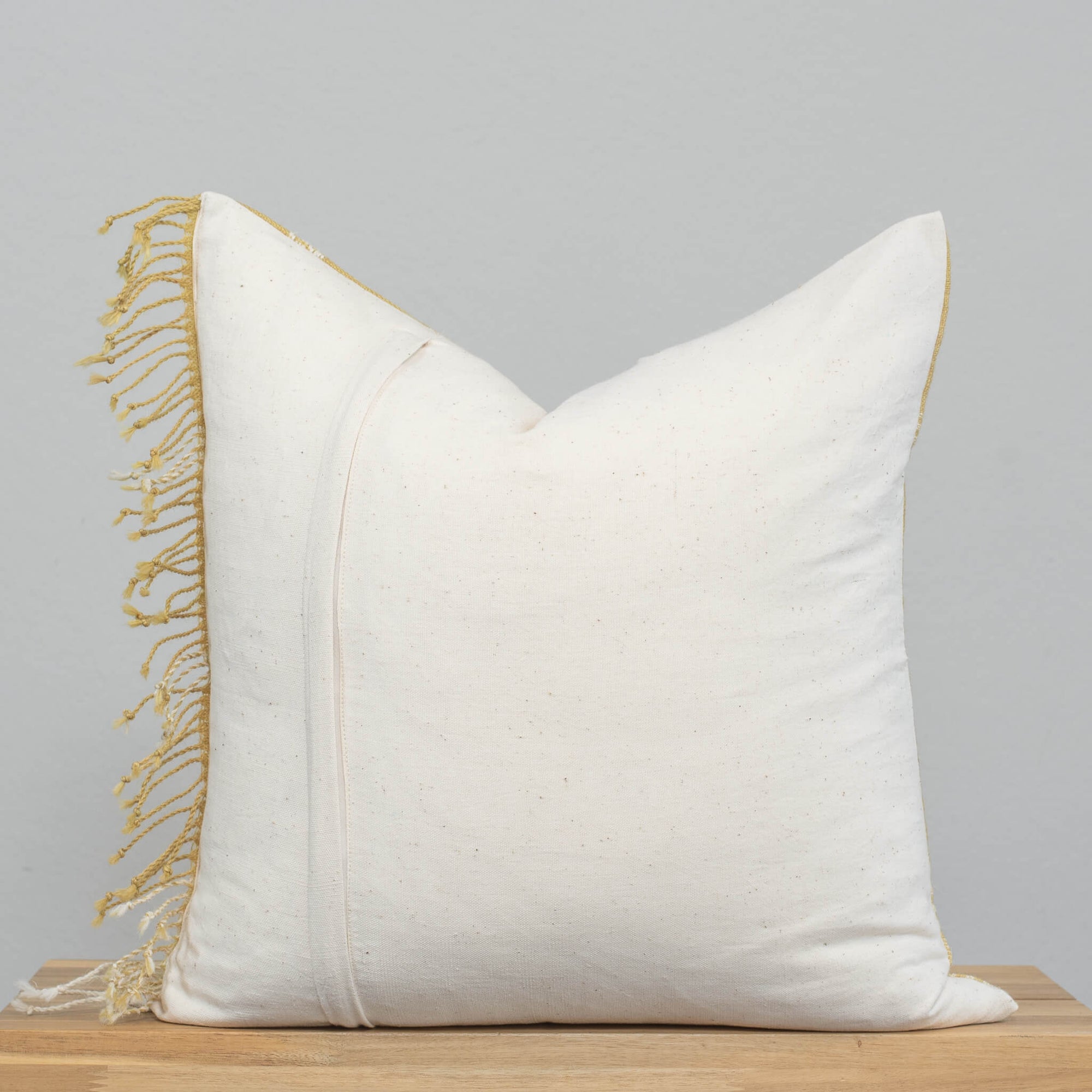 Bhujodi Pillow Cover | Yellow