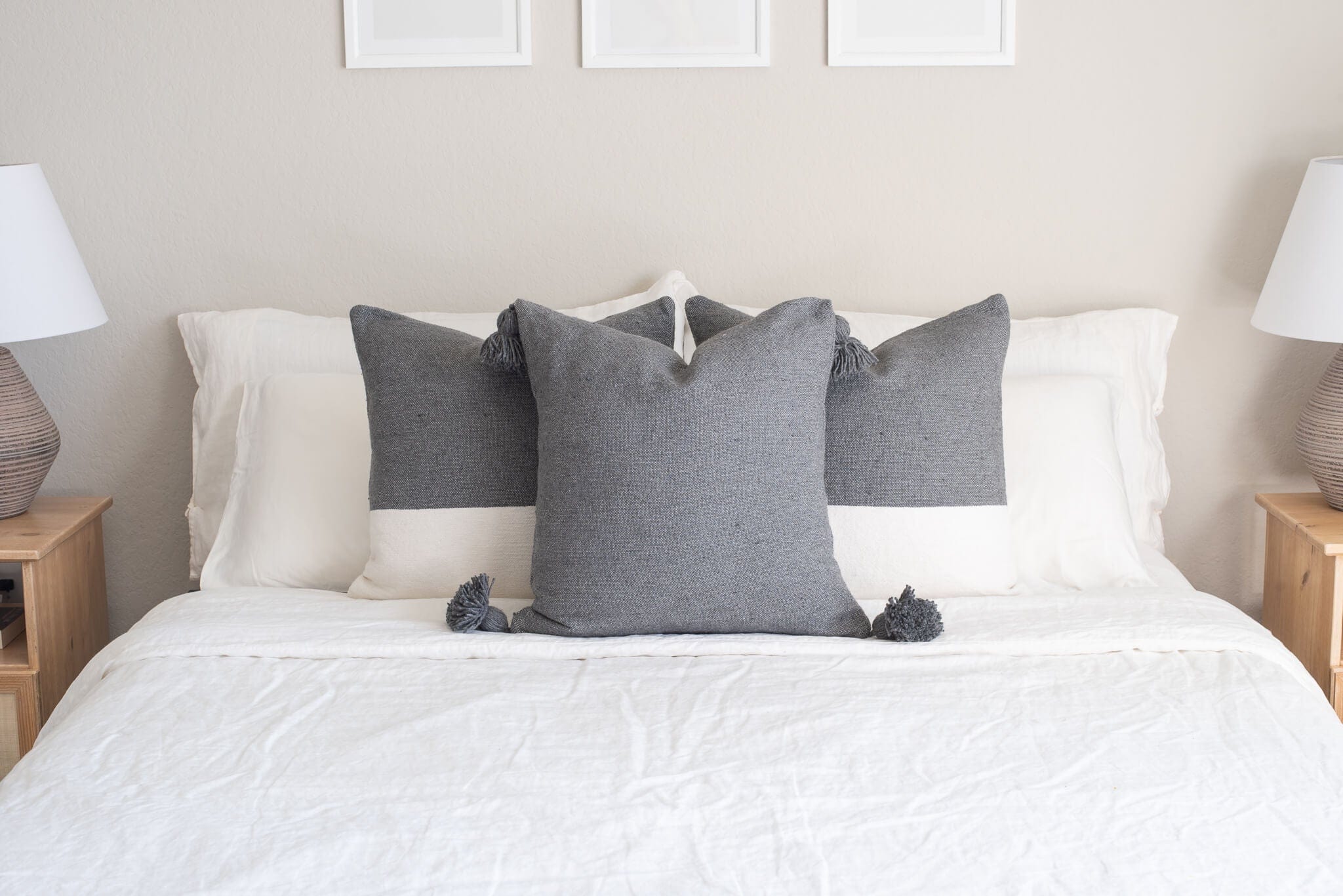 Bondi | Moroccan Pillow Cover | Grey - Apartment No.3