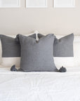 Bondi | Moroccan Pillow Cover | Grey