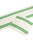 Faja Placemats and Table Runner | Pea Green & Cream - Apartment No.3