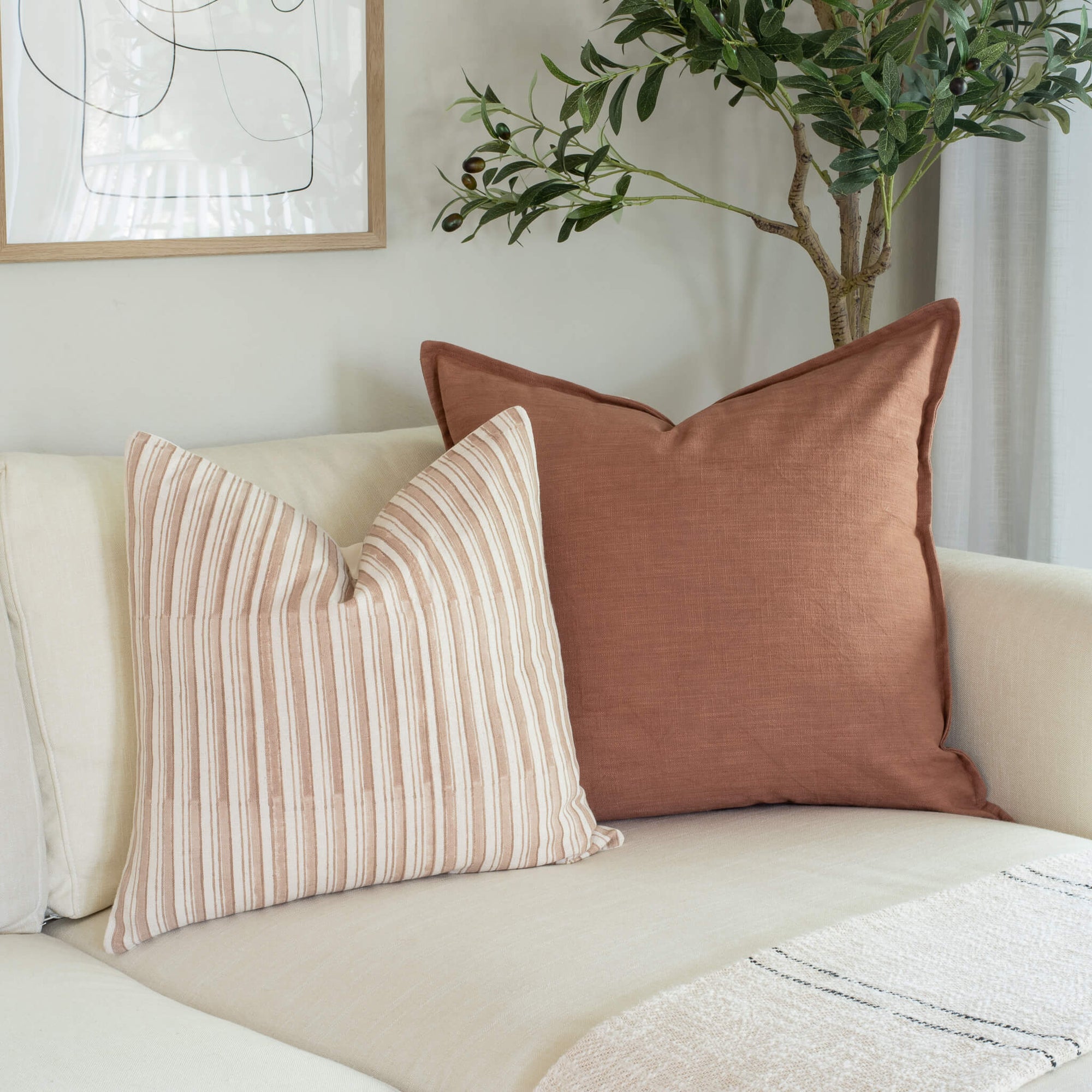 Gávea Solid Color Pillow Cover | Terracotta - Apartment No.3